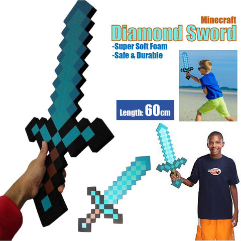 Minecraft Diamond Sword Steve Armor Costume Cosplay Kids Toy