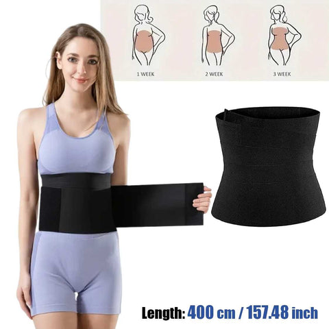 Waist Trainer Wrap Belt Waist Shaper Weight Loss Slimming Body Shaper 400cm