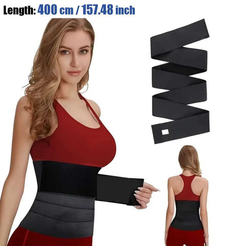 Waist Trainer Wrap Belt Waist Shaper Weight Loss Slimming Body Shaper 400cm