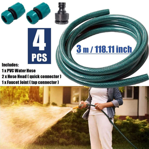 Water Hose Leakproof Plastic Anti-rust Portable High-Pressure Pipe for Garden 3M