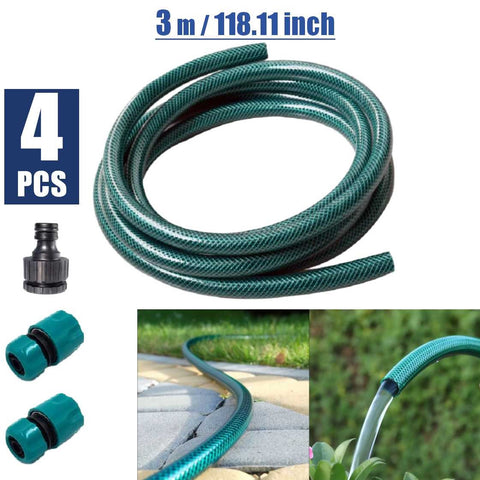 Water Hose Leakproof Plastic Anti-rust Portable High-Pressure Pipe for Garden 3M
