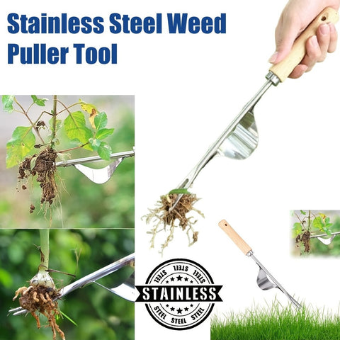 Stainless steel Garden Weed Puller Tool Unique Lever Design Weed Removal tool