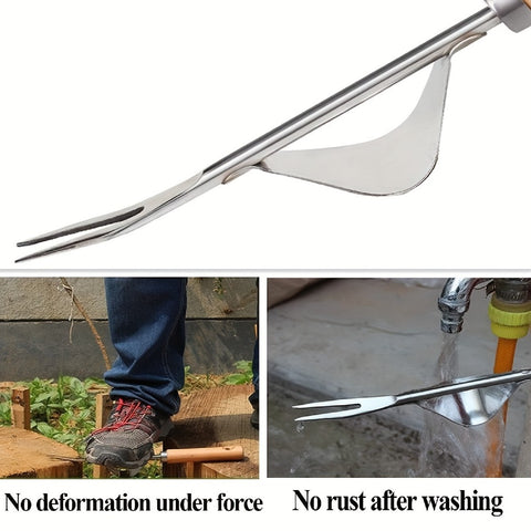 Stainless steel Garden Weed Puller Tool Unique Lever Design Weed Removal tool