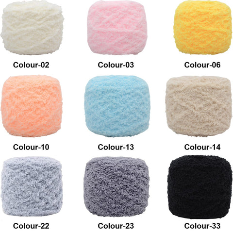 Ultra Soft Coral Fleece Yarn Knitting Yarn 5 Rolls 100g/Roll Colour-08