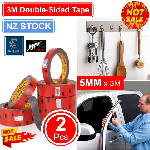 3M Double-Sided Tape 5mm x 3meter 2Pcs - Referdeal