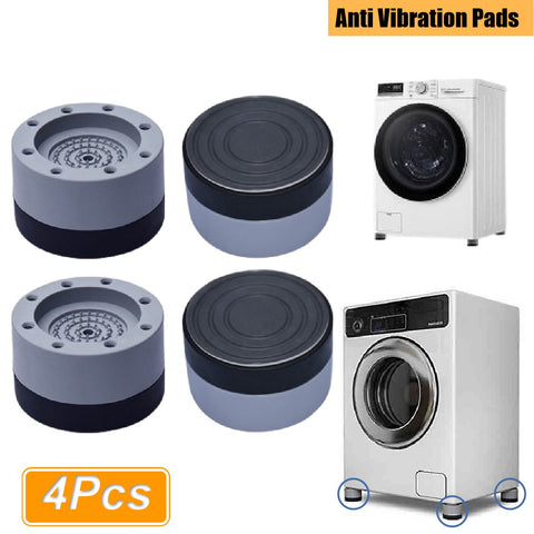 4Pcs Washing Machine Dryer Anti Vibration Pads Rubber Feet Mat Anti-slip
