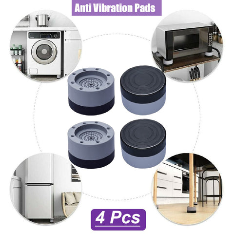 4Pcs Washing Machine Dryer Anti Vibration Pads Rubber Feet Mat Anti-slip
