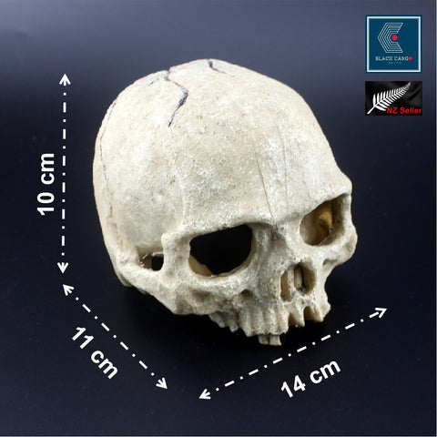 Large Head Skeleton Skull Aquarium Decorations Rock Fish Tank Accessories