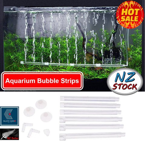 Aquarium Fish Tank Pump Air Stone Bubble Bar Strip Curtain Diffuser Aerator Tube - Referdeal