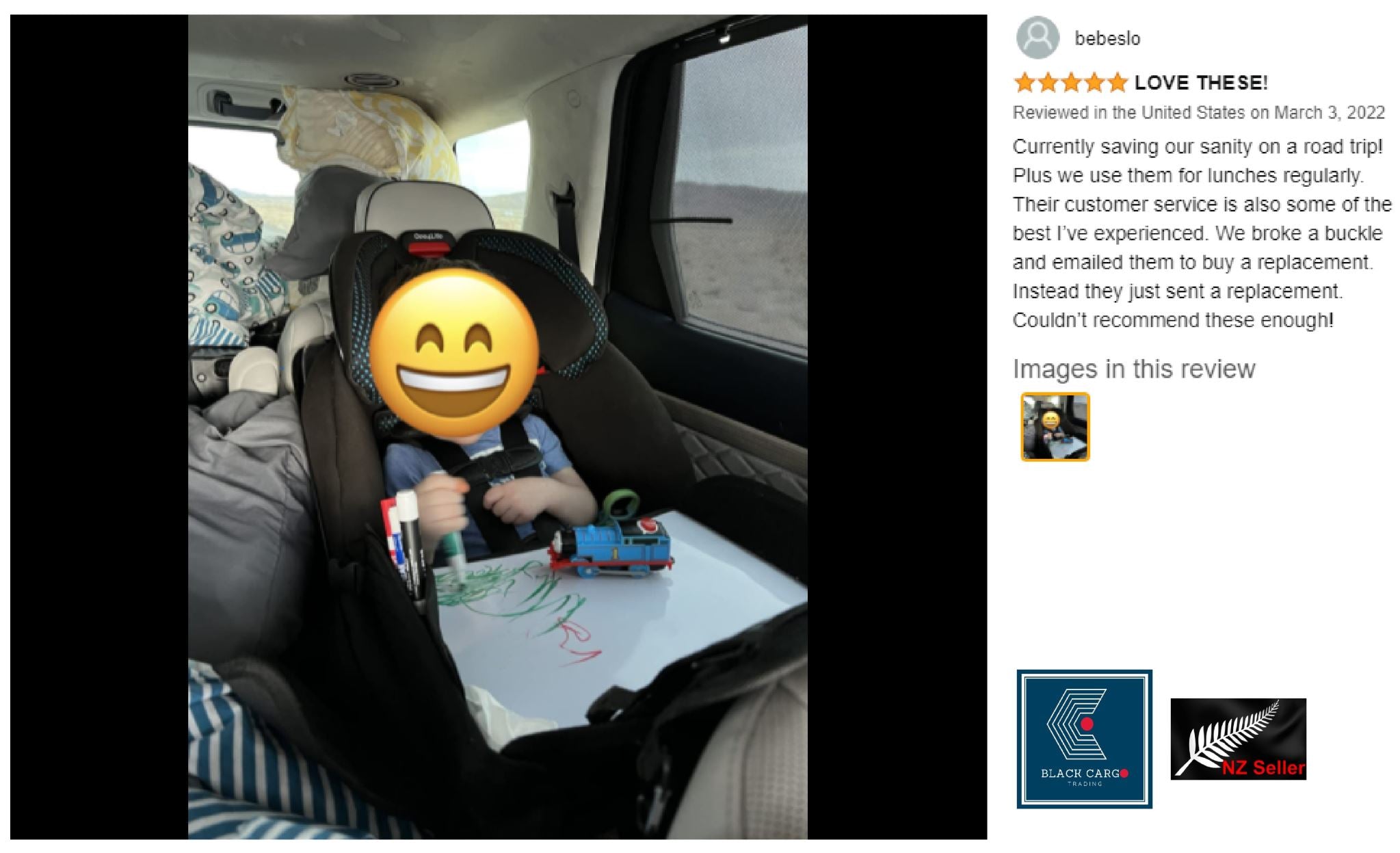 Car Seat Kids Play Travel Tray - Referdeal