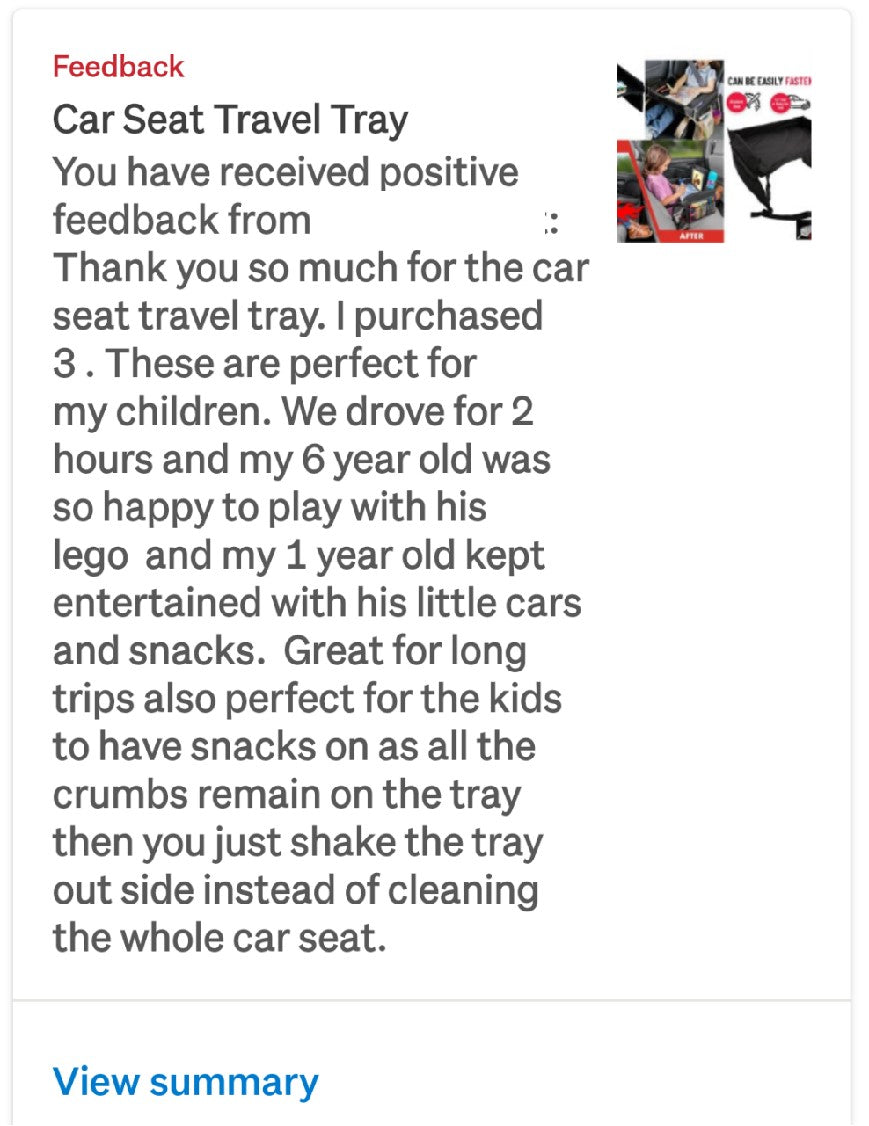 Car Seat Kids Play Travel Tray - Referdeal