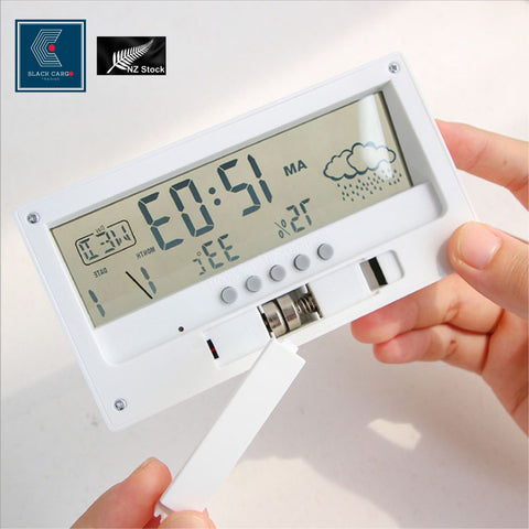 Humidity Alarm Unit Digital Alarm With Thermometer Humidity LED Display – Referdeal