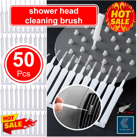 50Pcs Shower Nozzle Cleaning Brush For Showerhead Rainfall High Pressure Spray