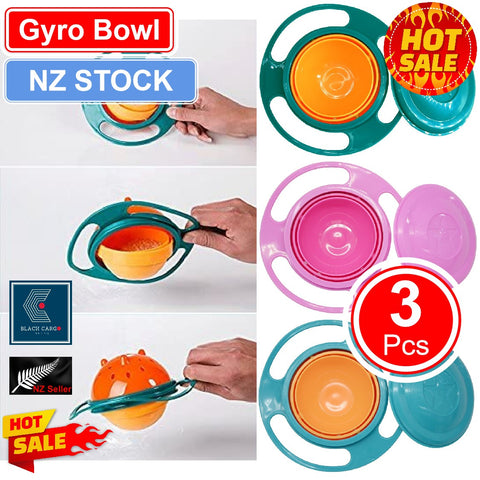 Baby Kids Bowl Balance Bowl Gyro Bowl - Referdeal