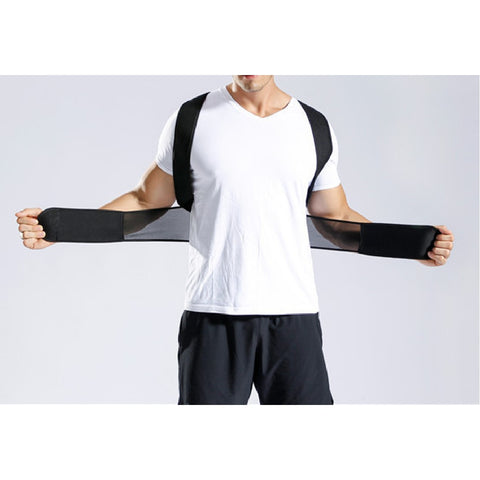 Back Brace Posture Corrector Back Brace Adjustable Straightener Pain Relief - L