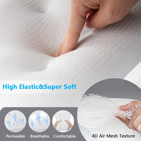 Comfort Luxury Bath Pillow Head Neck Back Support Cushion for Bathtub Soft 5D Air Mesh