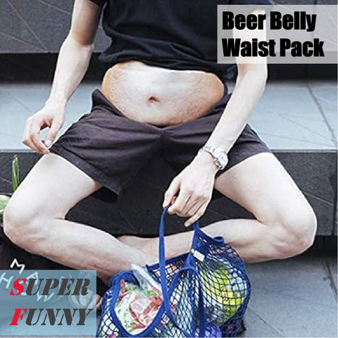 Belly Fanny Pack Dad Waist Bag 3D Men Beer Belly Bag