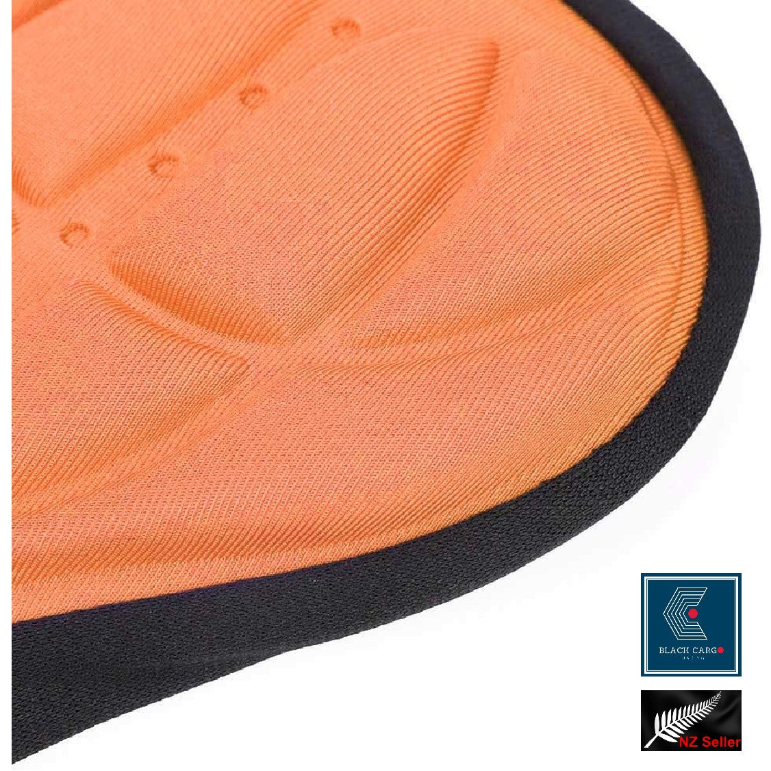 Bike Seat Cushion Saddle Cover 3D Memory Foam Orange - Referdeal