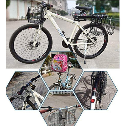 Bike Basket Detachable Folding Bicycle Basket