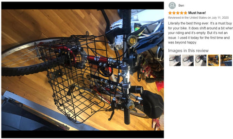 Bike Basket Detachable Folding Bicycle Basket