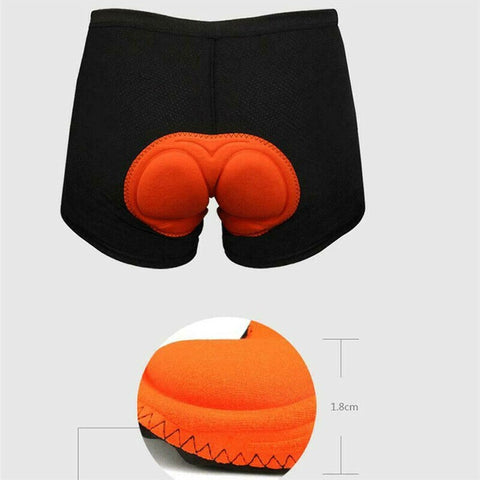 Men's  Bike Cycling 3D Padded Shorts Underpants with Mesh Underwear size XL