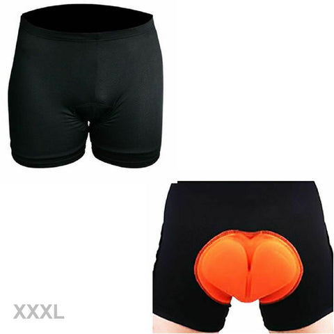 Men's Bike Cycling 3D Padded Shorts Underpants with Mesh Underwear size