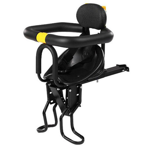 Child Bike Seat Front Mounted Child Bike Seat with Guadrail with safty seatbelt