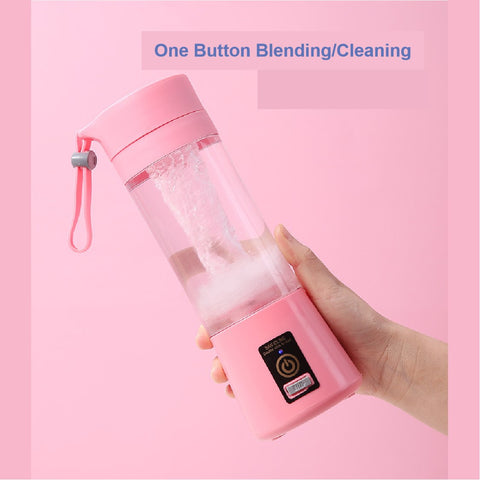 Portable Blender Juicer - Pink