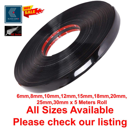 Automotive Trim Molding Black 10mm x 5M - Referdeal