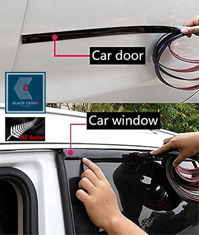 Automotive Trim Molding Black 10mm x 5M - Referdeal
