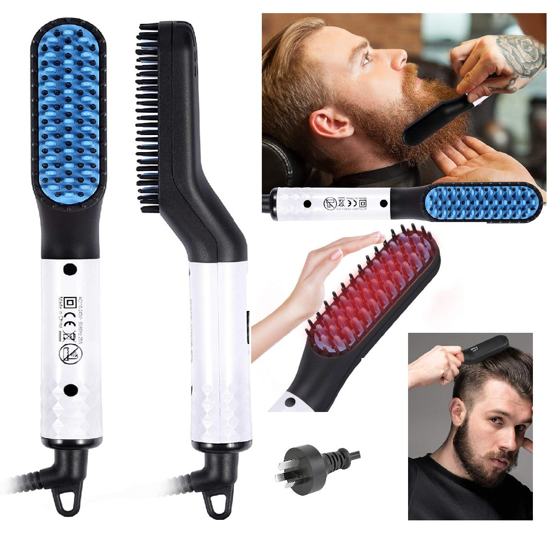 Beard Straightener Comb | Hair Straightening Brush – Referdeal