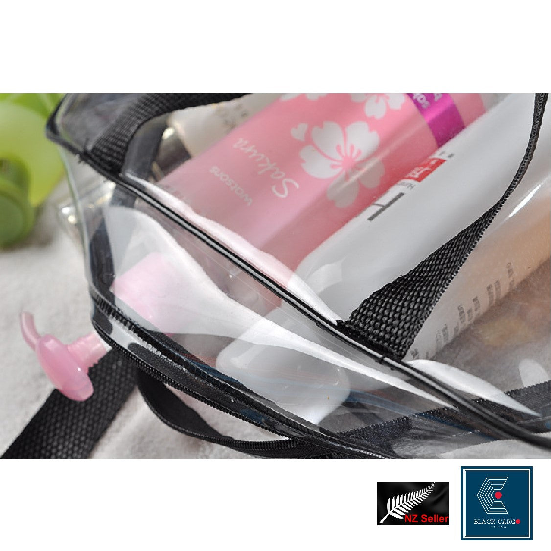 Clear Cosmetic Bags Travel Toiletry Bags Zipper Makeup Bag 3Pcs - Referdeal