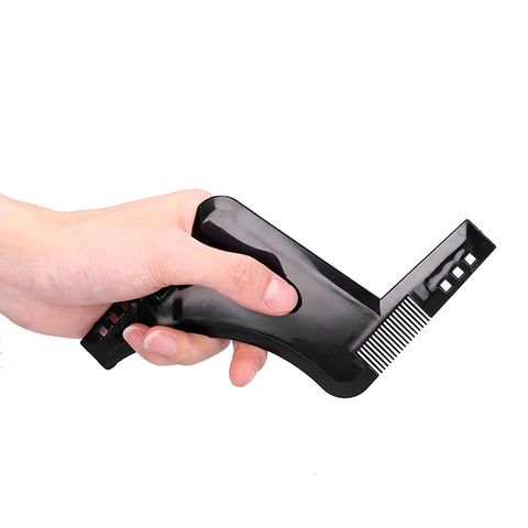 2 Pcs Beard Shaping Tool Comb Beard Template Comb Beard Styling Shaper