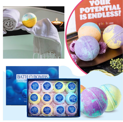 Bath Bomb Gift Set 12Pcs - Referdeal