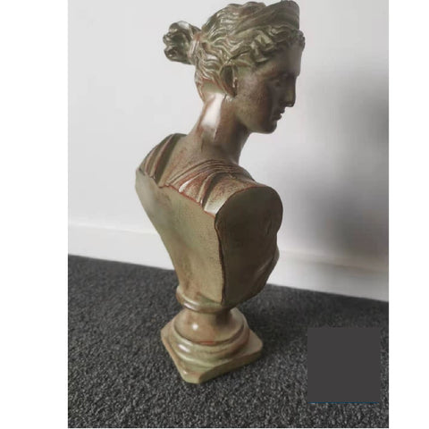 Bust Classical Statue Roman Sculpture Modern Figurine Athena Statue