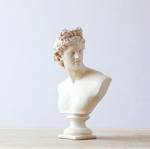 Classic Greek Michelangelo David Bust Statue Greek Statue Figurine