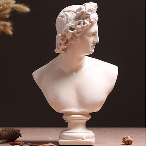 Classic Greek Michelangelo David Bust Statue Greek Statue Figurine