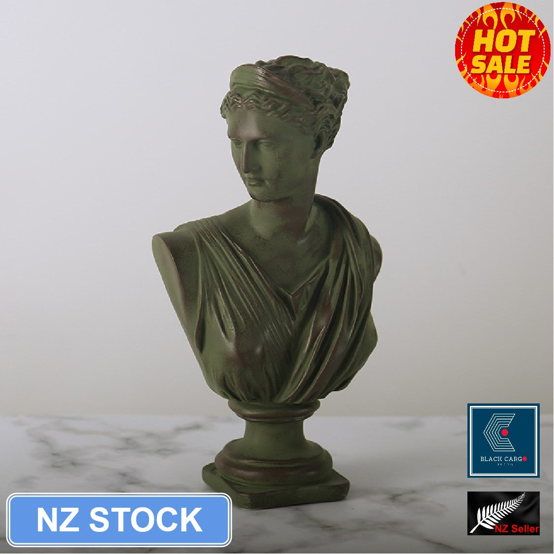 Bust Statue Sculpture Ornament - Female David - Referdeal