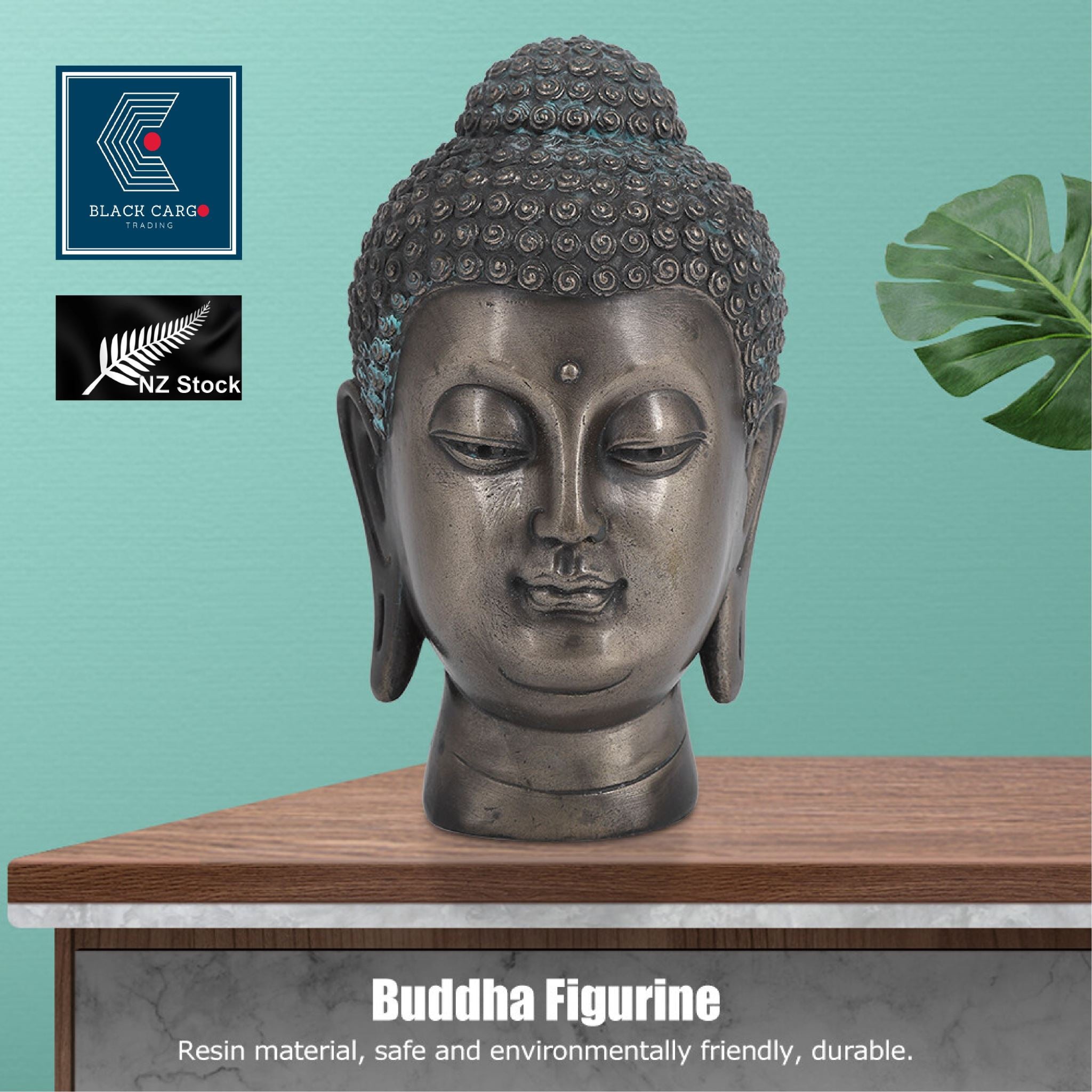 Buddha Head Statue Figurine Ornament - Referdeal