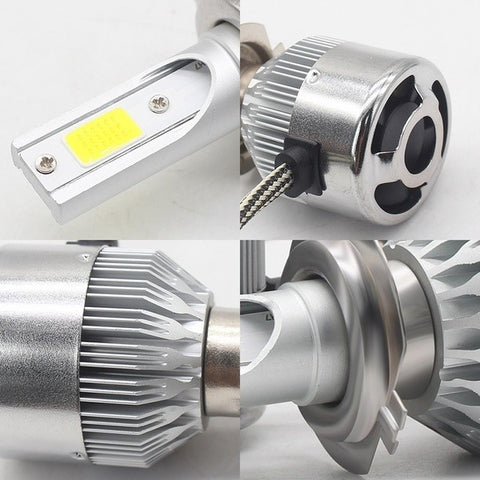H3 LED Headlight Bulb Pair - C6 Max