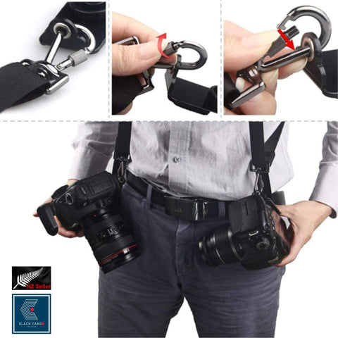 Camera Double Shoulder Strap - Referdeal