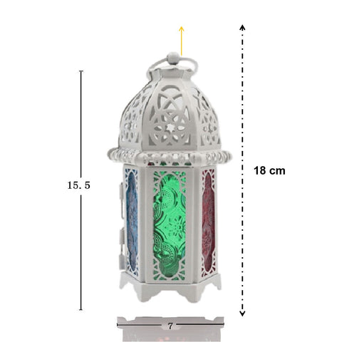 Vintage Candle Holder Candle Lantern Moroccan Style Table Decor Hanging Lamp