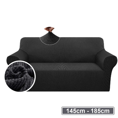 Couch Cover Black 2 Seaters