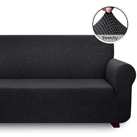 Couch Cover Black 4 Seaters