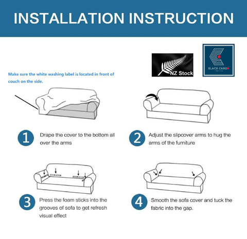 Couch Cover Simple Stripes 3 Seaters