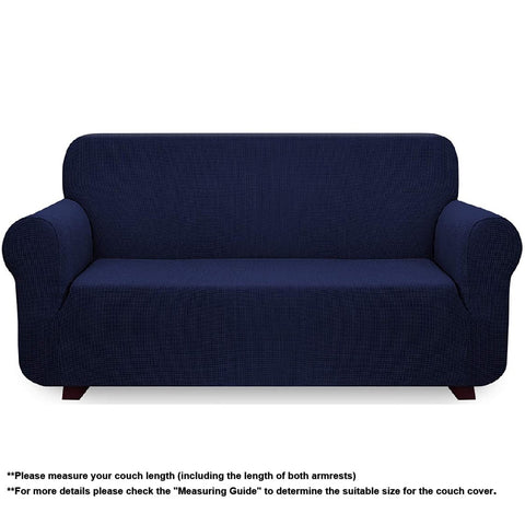 Couch Cover Navy Blue 4 Seaters