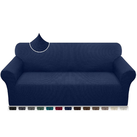 Couch Cover Navy Blue 4 Seaters