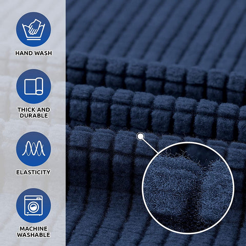 Couch Cover Navy Blue 2 Seaters