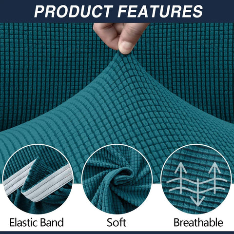 Couch Cover Teal Blue 2 Seaters