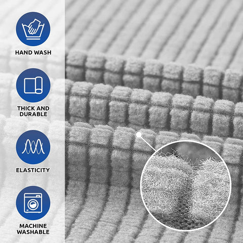 Couch Cover Light Grey 2 Seaters